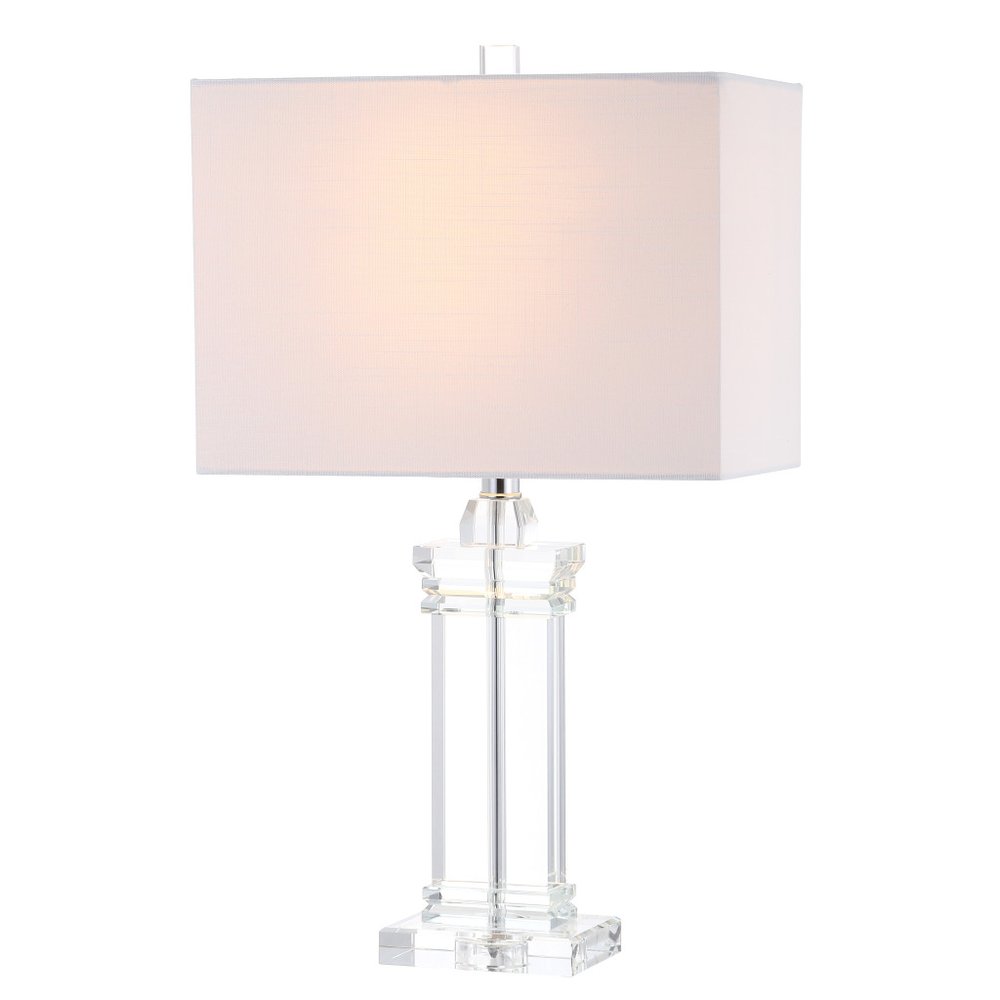 25" Clear Novelty Table Lamp LED With Shade