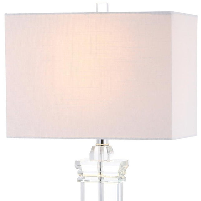 25" Clear Novelty Table Lamp LED With Shade