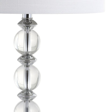 Set of Two 26" Silver Table Lamps With Drum Shades HomeRoots