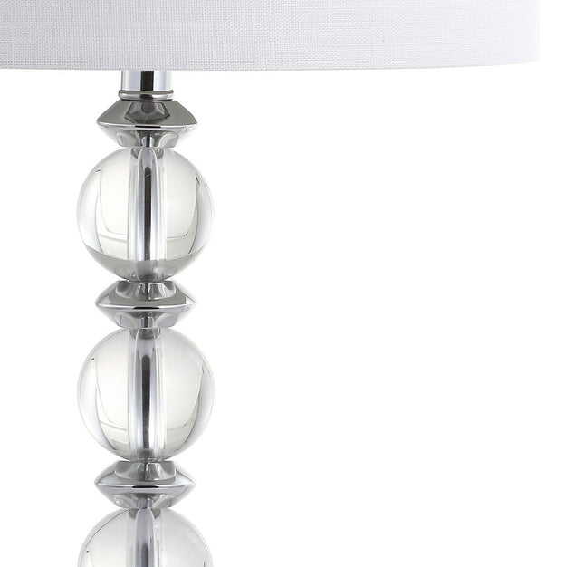 Set of Two 26" Silver Table Lamps With Drum Shades HomeRoots