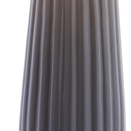 29" Dark Gray And Gold Table Lamp With Drum Shade HomeRoots