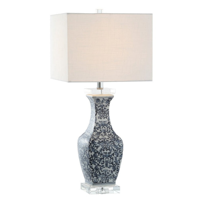 28" Clear Novelty Table Lamp With Square Shade HomeRoots