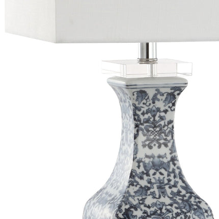 28" Clear Novelty Table Lamp With Square Shade HomeRoots