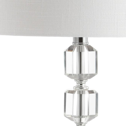 Set of Two 28" Silver Table Lamps With Drum Shades
