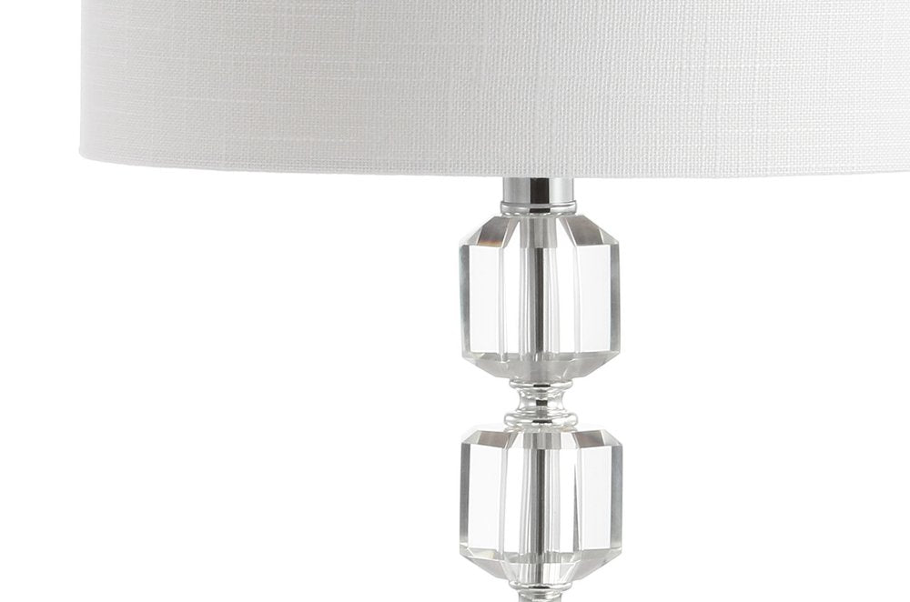 Set of Two 28" Silver Novelty Table Lamps LED With Globe Shades