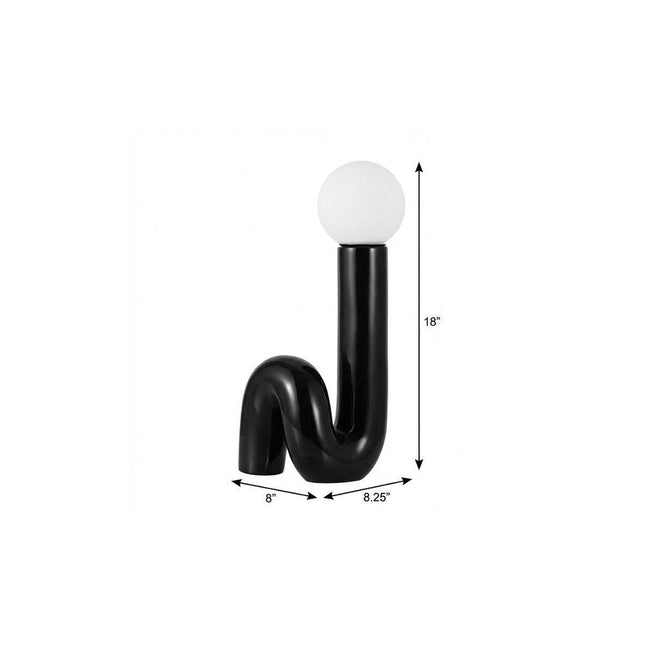 18" Clear Novelty Table Lamp HomeRoots