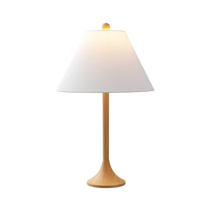 Set of Two 25" Brown Table Lamps With Empire Shades HomeRoots