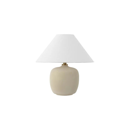 Set of Two 18" Clear Novelty Table Lamps With Empire Shades HomeRoots