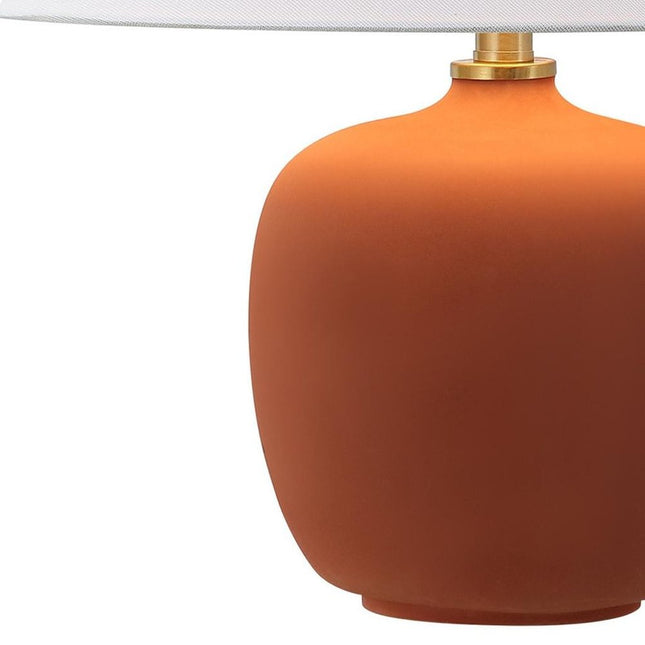 Set of Two 18" Clear Novelty Table Lamps With Empire Shades HomeRoots