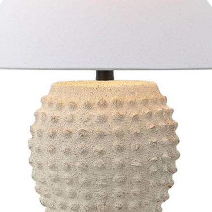 Set of Two 18" Clear Novelty Table Lamps With Empire Shades HomeRoots