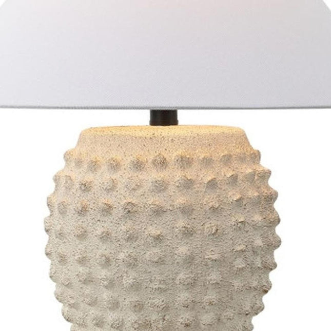 Set of Two 18" Clear Novelty Table Lamps With Empire Shades