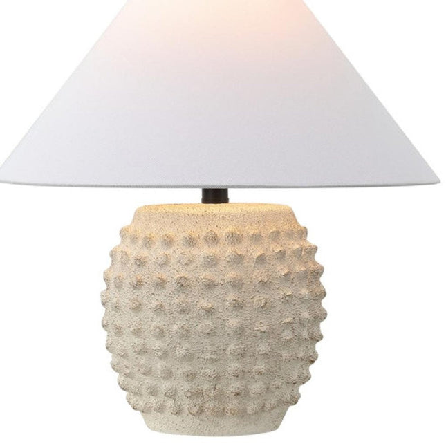 Set of Two 18" Clear Novelty Table Lamps With Empire Shades HomeRoots