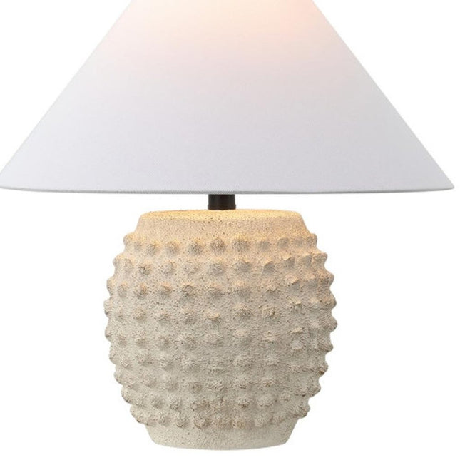 Set of Two 18" Clear Novelty Table Lamps With Empire Shades
