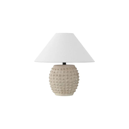 Set of Two 18" Clear Novelty Table Lamps With Empire Shades HomeRoots