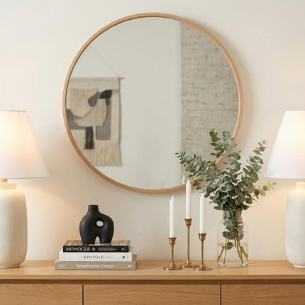 Set of Two 25" Cream Table Lamps With Cone Shades HomeRoots