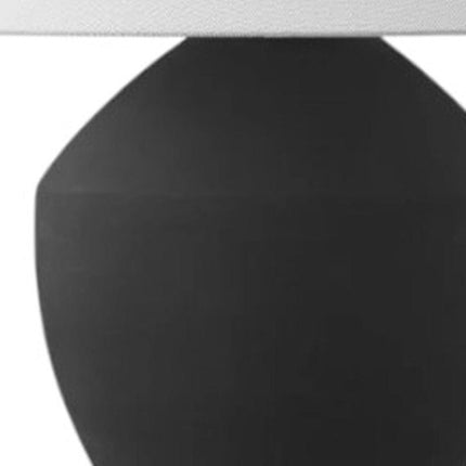 Set of Two 21" Clear Novelty Table Lamps With Empire Shades HomeRoots