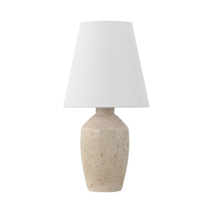 Set of Two 19" Cream Urn Bedside Lamps With Empire Shades HomeRoots