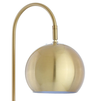 24" White Novelty Table Lamp LED With Globe Shade HomeRoots