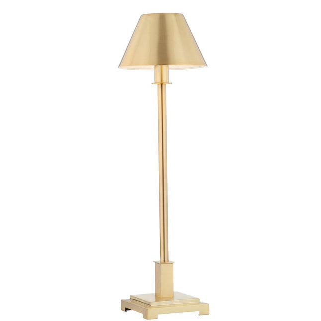 26" Gold Novelty Table Lamp With Drum Shade HomeRoots