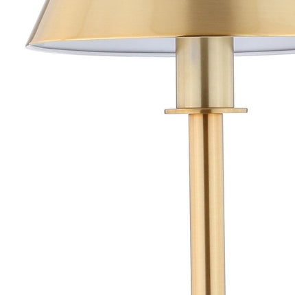 26" Gold Novelty Table Lamp With Drum Shade HomeRoots