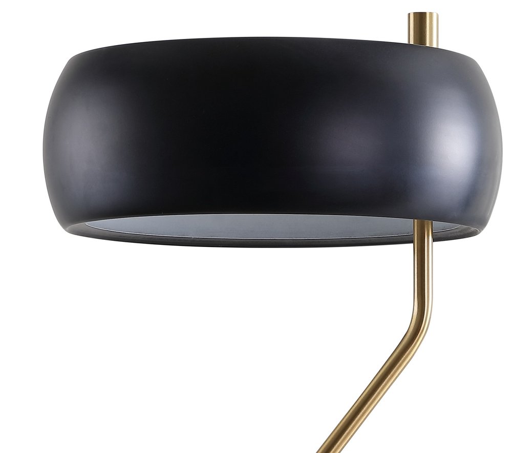 23" Gold Novelty Table Lamp LED With Globe Shade