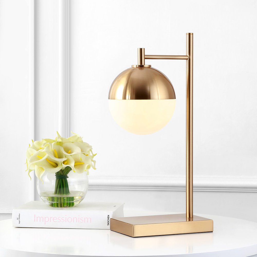 21" Gold Table Lamp LED