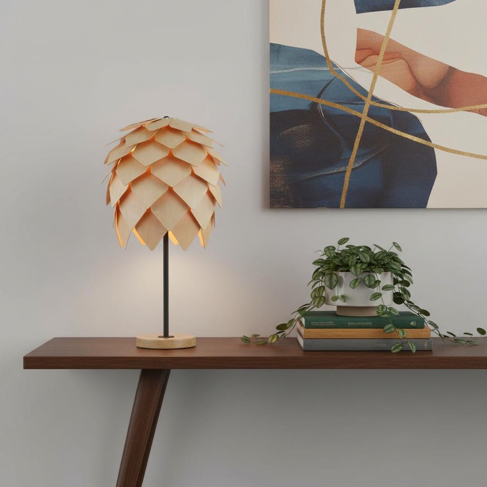 21" Black Novelty Table Lamp LED With Novelty Shade