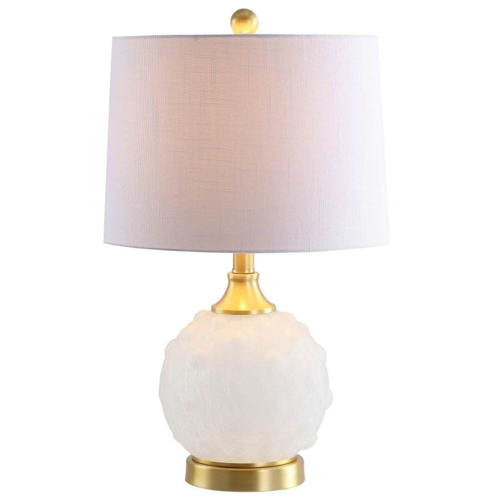 22" Gold Novelty Table Lamp LED With Globe Shade