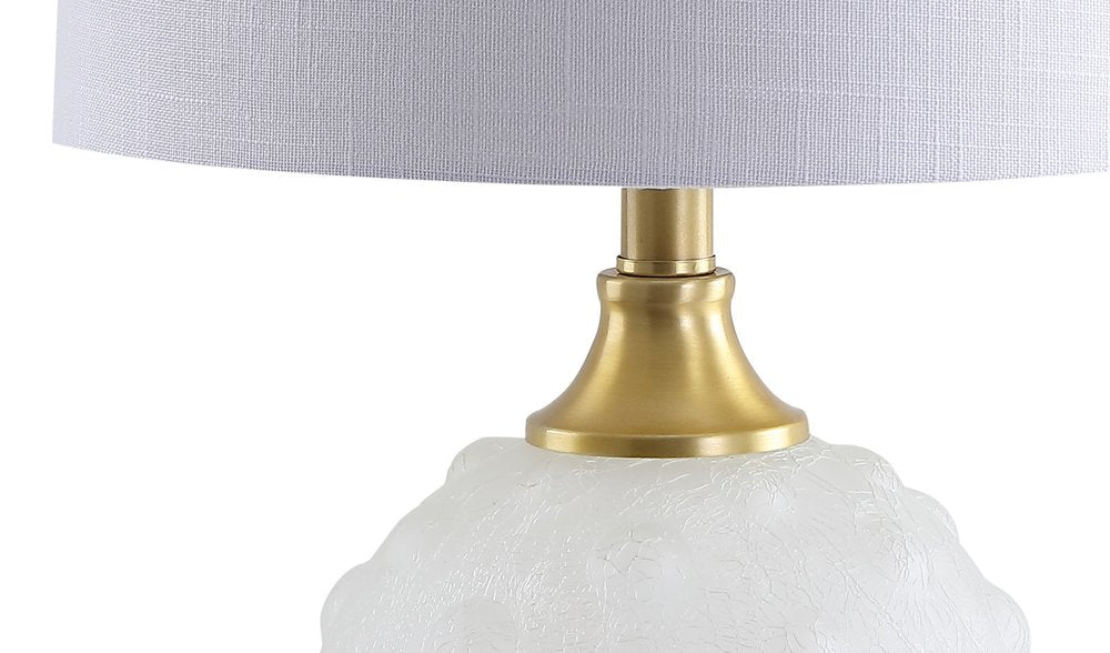 22" Gold Novelty Table Lamp LED With Globe Shade
