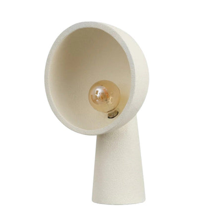 18" Clear Geometric Table Lamp With Globe Shade HomeRoots