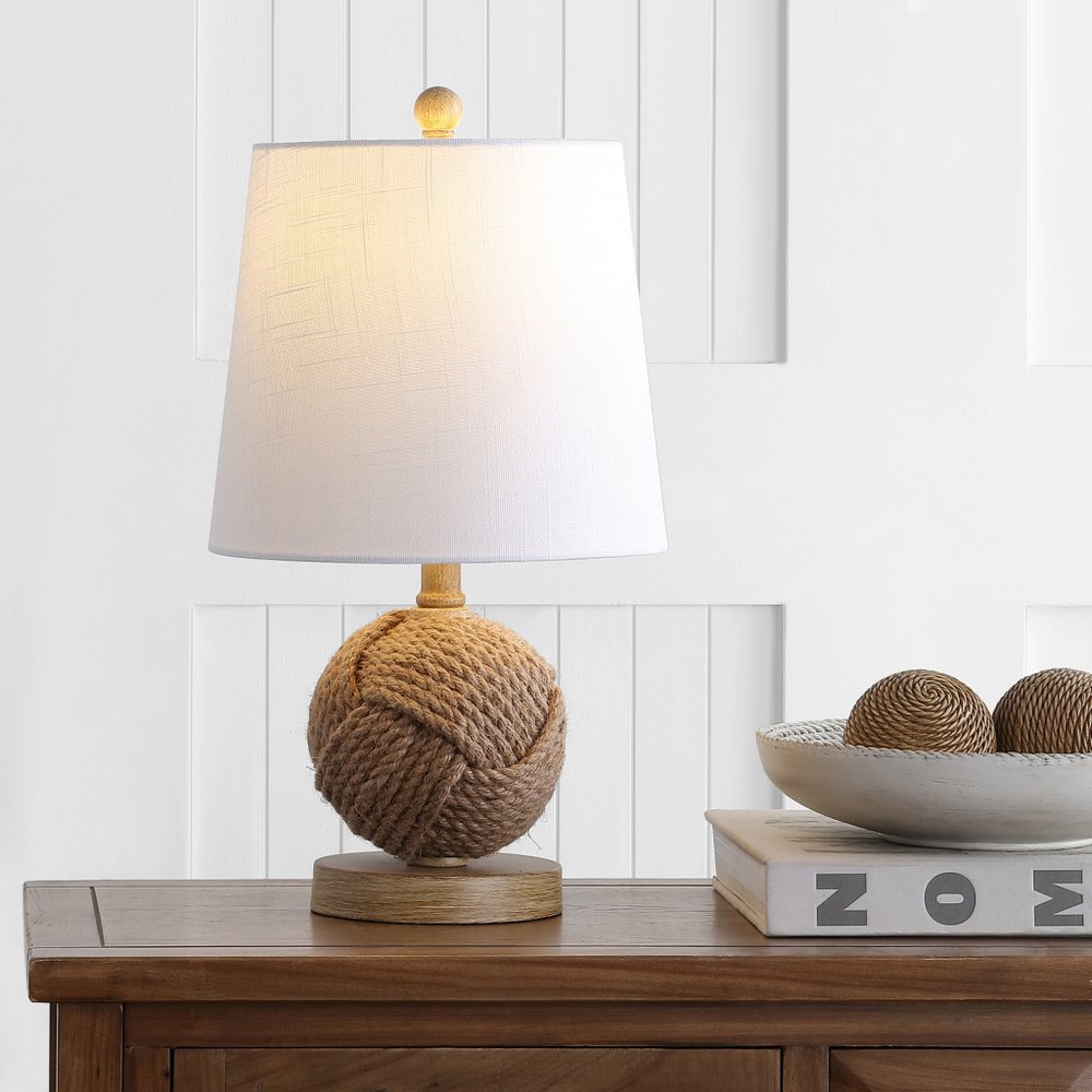 18" Clear Novelty Table Lamp LED With Globe Shade