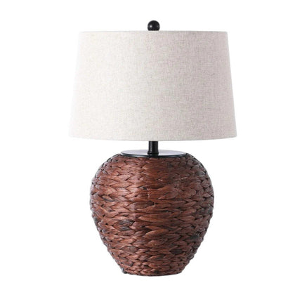 25" Clear Urn Table Lamp With Globe Shade HomeRoots