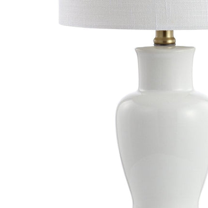 21" Gold Urn Table Lamp LED With Drum Shade HomeRoots