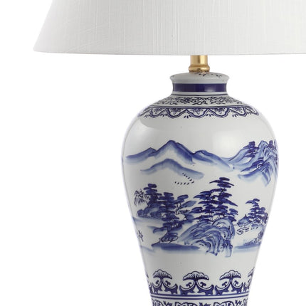 27" Gold Novelty Table Lamp With Empire Shade
