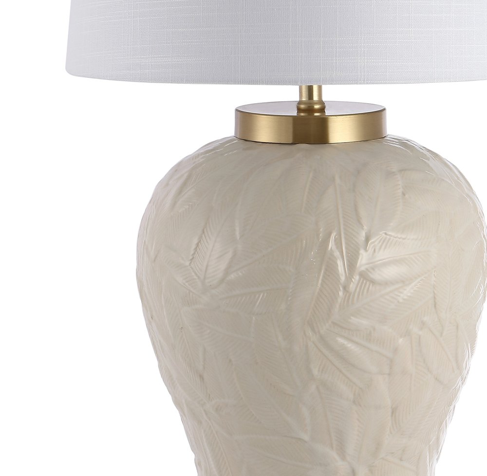 32" Clear Novelty Table Lamp LED With Empire Shade