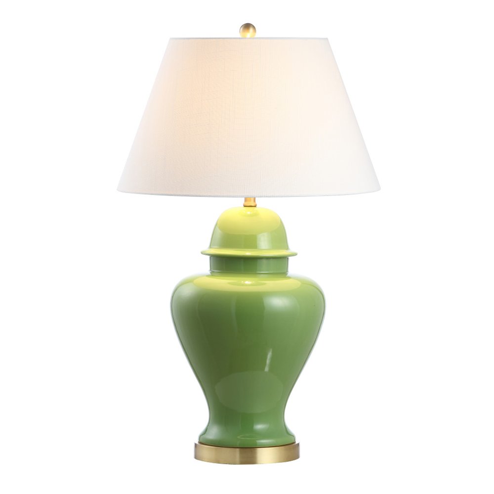 33" Gold Novelty Table Lamp LED With Empire Shade