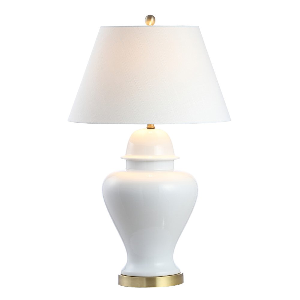 33" Gold Novelty Table Lamp LED With Empire Shade