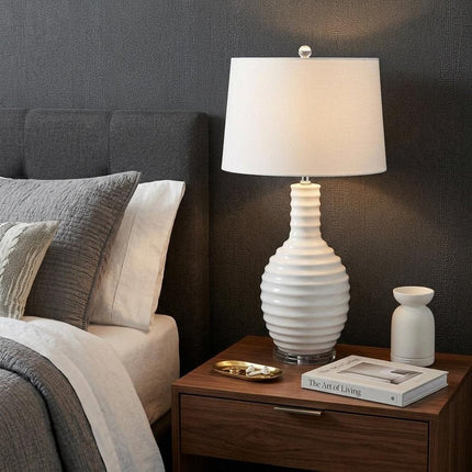30" Clear Novelty Table Lamp LED With Globe Shade HomeRoots