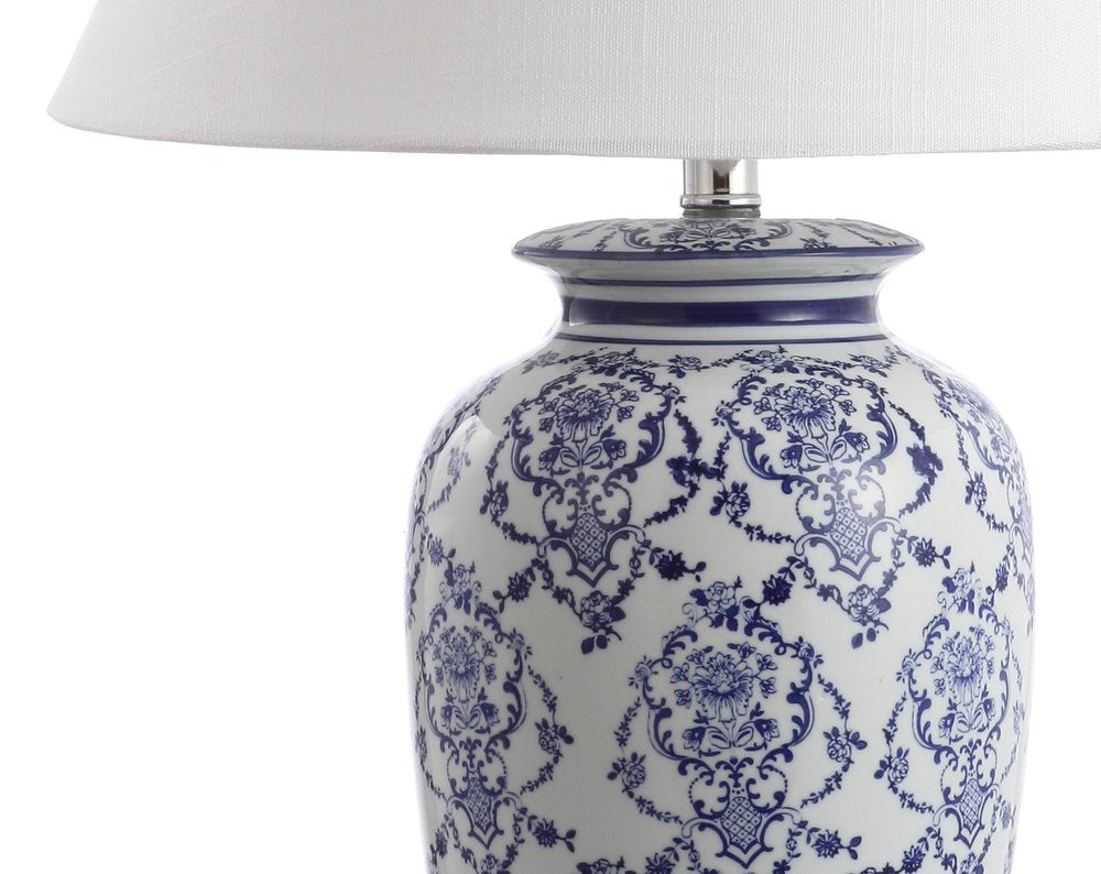 26" Blue Novelty Table Lamp LED With Globe Shade