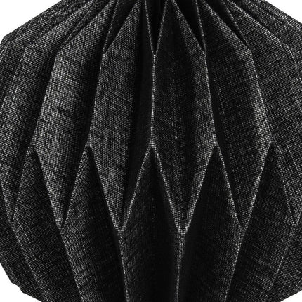 11" Black Geometric Table Lamp LED With Globe Shade HomeRoots