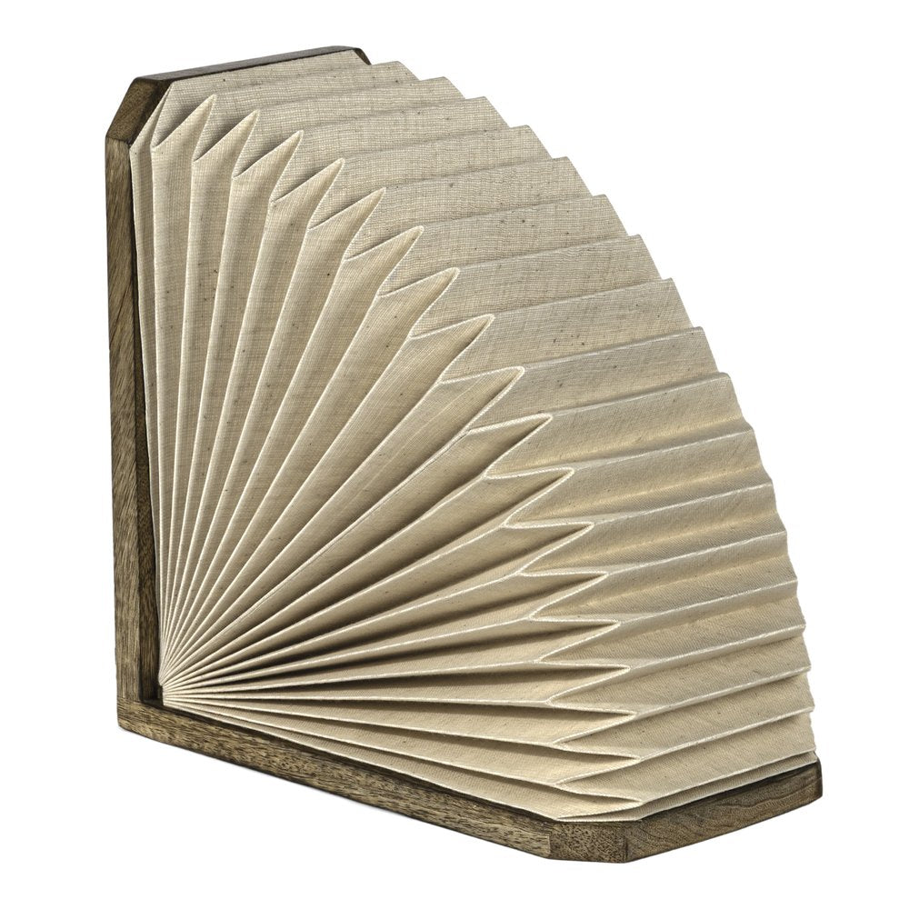 11" Natural Geometric Table Lamp LED With Novelty Shade