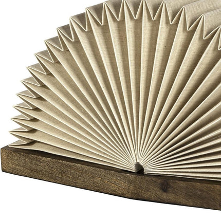 10" Natural Geometric Table Lamp LED With Novelty Shade HomeRoots