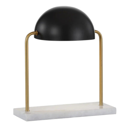 14" White Novelty Table Lamp With Novelty Shade HomeRoots