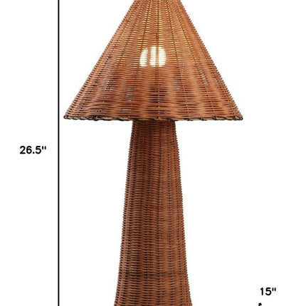 27" Clear Lantern Table Lamp With Empire Shade HomeRoots