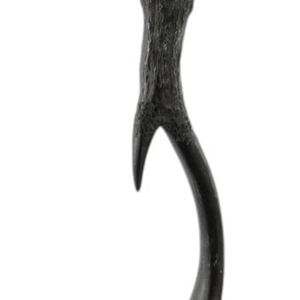 28" Black Antlers Table Lamp With Bell Shade HomeRoots