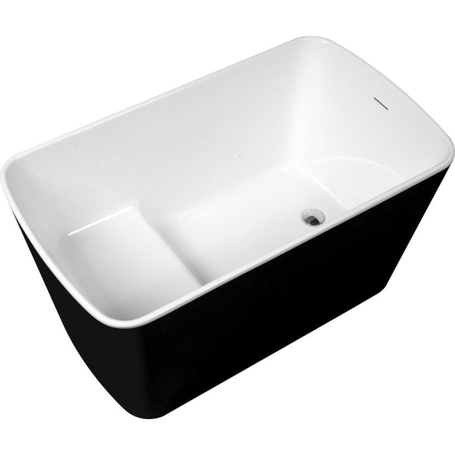 49" White Acrylic Bath Tub HomeRoots