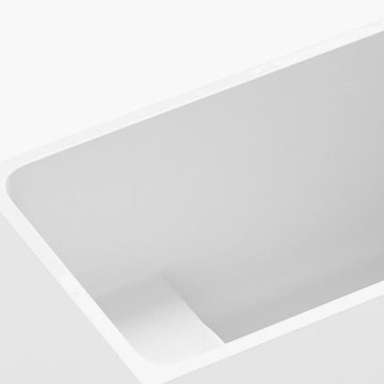 43" White Acrylic Bath Tub HomeRoots