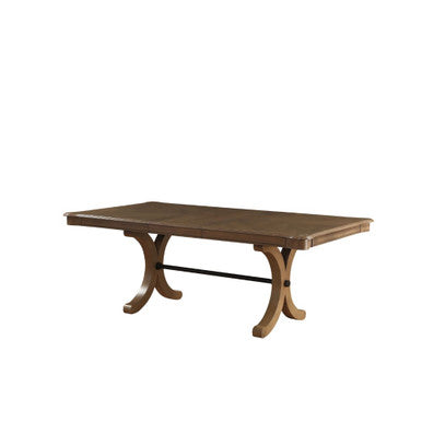 ACME 71765 Harald Dining Table, Gray Oak (1Set/2Ctn) ACME Furniture
