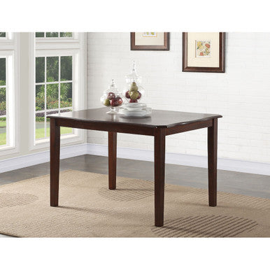 ACME 71835 Ingeborg 5 Piece Pack Dining Set, Black PU & Espresso ACME Furniture