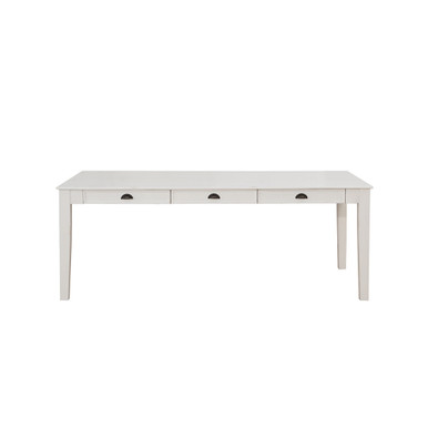 ACME 71850 Renske Dining Table, Antique White ACME Furniture